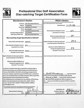 2006-1-13—DGA Mach Lite DCT—Approval Form