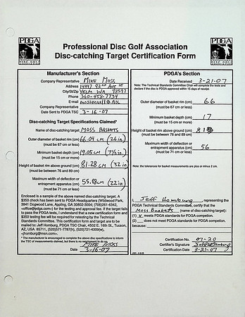 2007-3-21—Mike Moss Moss Baskets DCT—Approval Form