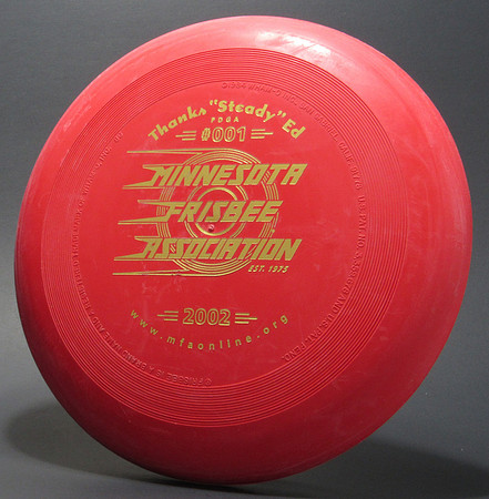 Thanks "Steady" Ed—Wham-O 86—MFA Tribute Disc, 2002—Red—Gold