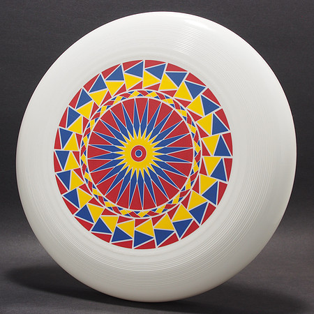 Adam Ford—"Rainbow Disc"—Discraft Ultra-Star—White—Red, Yellow, Blue Art