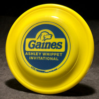 Ashley Whippet Invitational—Wham-O FB18 Mold—Yellow—Blue
