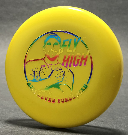 Anthony Meehan Memorial Disc—Innova Mini—Yellow—Metallic Rainbow