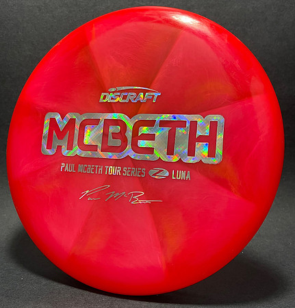 Luna, Z—Paul McBeth Tour Series—Red Swirl—Holographic Prism