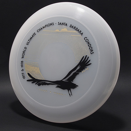 Condors—'77-'78 World Champs—Wham-O 80C Mold—Unpigmented—Black, Gold