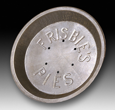 Pie Tin—Frisbie Pie Co.—Large Sunken Letters—Top