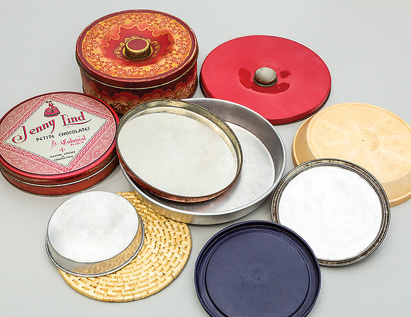 Assorted Lids, Covers, Tins, Pans & Mats