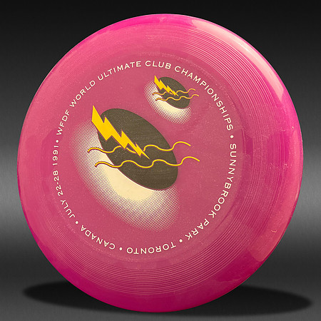 1991 WUCC—Toronto—Discraft Ultra-Star—Purple—White, Black, Yellow