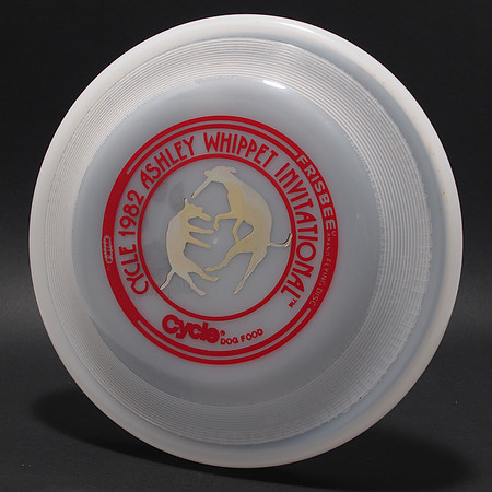 Ashley Whippet Invitational, 1982—Wham-O FB6 Mold—Unpigmented—Red, Gold