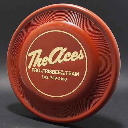 "The Aces" Pro Frisbee Team—Wham-O FB6 Mold—Gold
