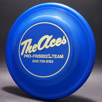 "The Aces" Pro Frisbee Team—Wham-O FB16 Mold—Blue—Gold