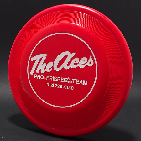 "The Aces" Pro Frisbee Team—Wham-O FB21 Mold—Red—White