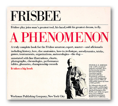 Frisbee—Stancil Johnson—Back Cover