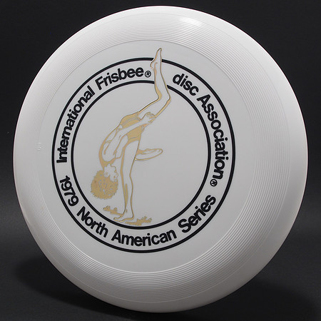 Wham-O 80 Mold—Black, Gold—White—Trophy Disc