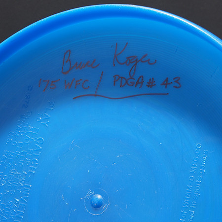 Super Pro—Blue—Gold—1975 Champion Bruce Kroger signature—Bottom