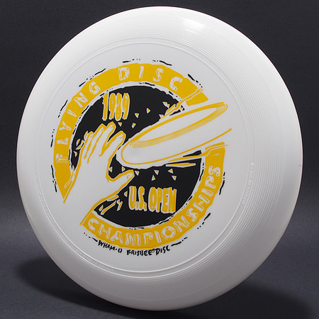 1989 US Open—Wham-O 82E Mold—White—Black, Yellow