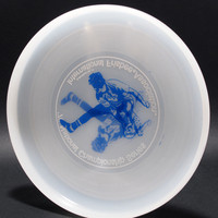 Wham-O 40 Mold—Blue, Gold—Unpigmented—Double stamp—Bottom