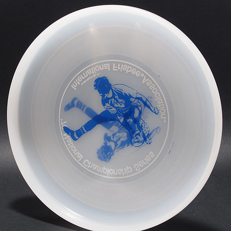 Wham-O 40 Mold—Blue, Gold—Unpigmented—Double stamp—Bottom