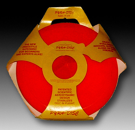 Positive Pyramids—PYRA-DISC—Red—Packaged