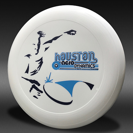 Aero Dynamics—Houston—Wham-O 81 Mold—White—Blue, Black
