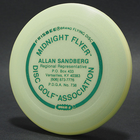 Allan Sandberg—Wham-O Mini—Glow—Metallic Green