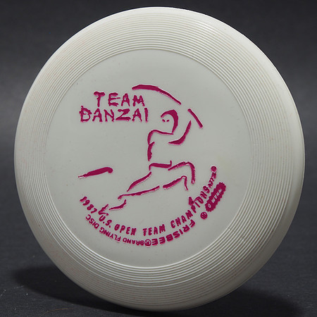 Team Banzai—87 US Open Team—Wham-O Mini—White—Purple