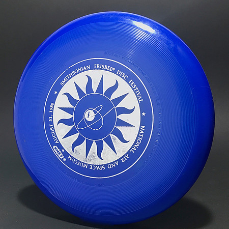 Smithsonian Frisbee Festival, 1980—Wham-O 42BF Mold—Blue—Silver