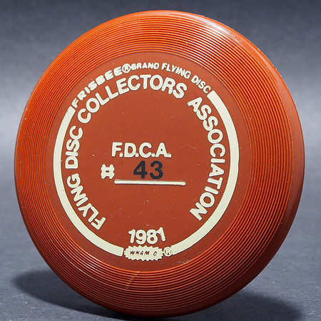 FDCA Member #43—Tim Selinske—Wham-O Mini—Brown—Gold, Black
