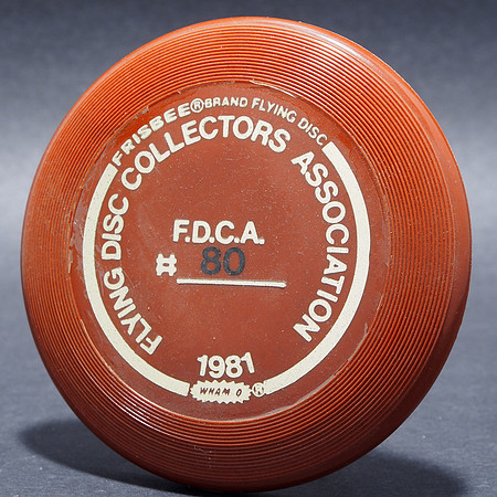 FDCA Member #80—Tracy Jordan—Wham-O Mini—Brown—Gold, Black