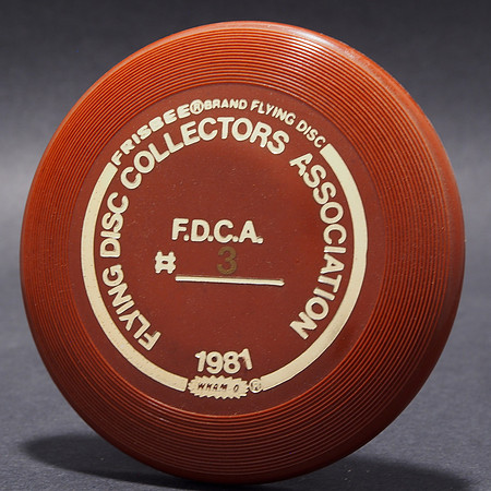 FDCA Member #3—Mike Hughes—Wham-O Mini—Brown—Gold