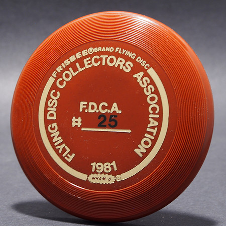 FDCA Member #25—Dan Roddick—Wham-O Mini—Brown—Gold, Black