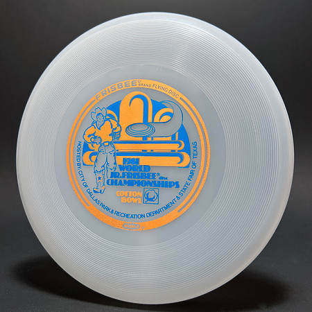 1981 World Jr. Championships—Wham-O 50D Mold—Unpigmented—Blue, Copper