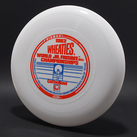 1982 World Jr. Championships—Wham-O 100D Mold—White—Orange, Blue
