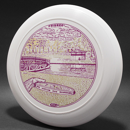 Maryland States, 1980—Wham-O 80C Mold—White—Purple, Gold