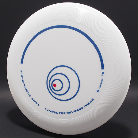 165G—Tombodá—Stereokinetic Disc 1—White—Blue, Red—81 Mold