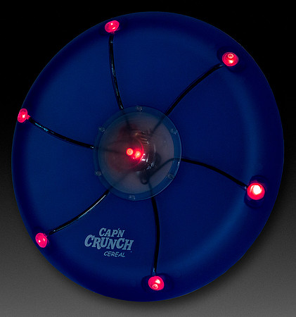 Cap'n Crunch Cereal—Blue, Top, Illuminated