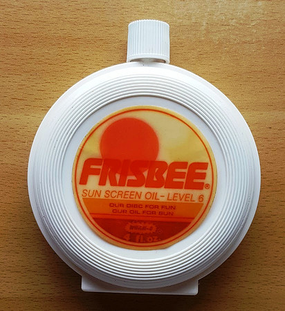 FRISBEE Suncreen—Mini tooled as outer panel of Bottle—Not Removable