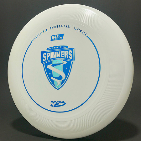 MLU—Philadelphia Spinners—Innova Pulsar—White—Metallic Blue, Light Blue