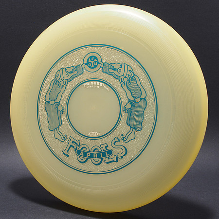 April Fools Fest, 1984 (7th)—Open—Wham-O 80E Mold—Lemon—Green, Gold