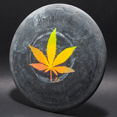 #1 Helix, Standard—Columbian Maple Leaf—Black-Gray Swirl—Gold Hologram