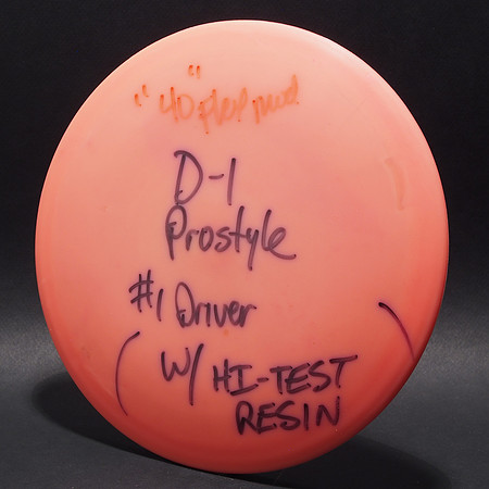 #1 Driver, Prostyle—Test Run—Orange—Red, Black ink
