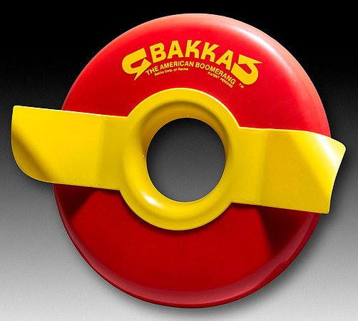 Bakka Corp—The American Boomerang—Winged—Red, Yellow