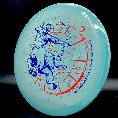 Millennium JLS Collectors and Throwers—JLS Centaur—Blue—Metallic Blue, Metallic Red