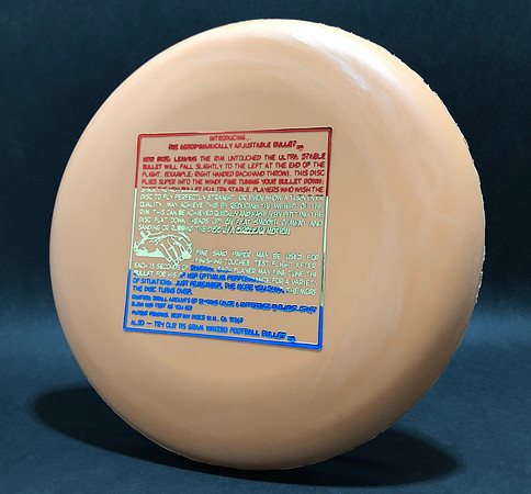 Bullet—Tan—Metallic Red, Gold, Blue