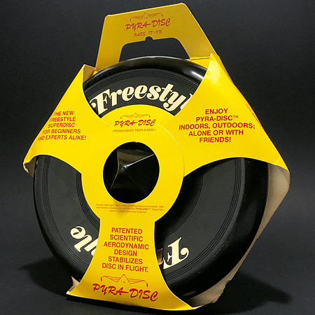 Positive Pyramids—PYRA-DISC Freestyle—Black—Gold—Packaged