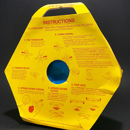 Positive Pyramids—PYRA-DISC—Freestyle—Package Back