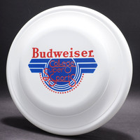 College Super Sports, Budweiser—Wham-O FB19 Mold—White—Red, Blue