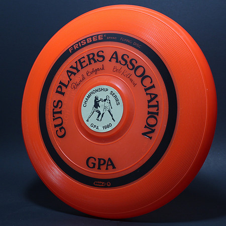 GPA—Autographed #—GPA 1980 Label—Wham-O 15 Mold—9th Style—Black TMB