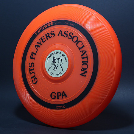 GPA—GPA 1980 Label—Wham-O 15 Mold—9th Style—Black TMB