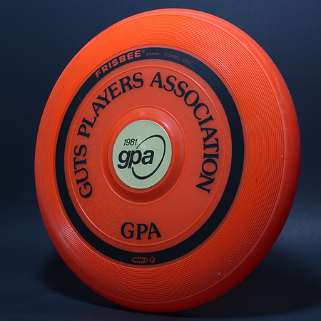 GPA—GPA 1981 Label—Wham-O 15 Mold—9th Style—Black TMB