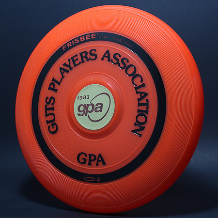 GPA—GPA 1983 Label—Wham-O 15 Mold—9th Style—Black TMB